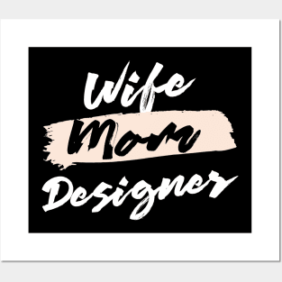 Cute Wife Mom Designer Gift Idea Posters and Art